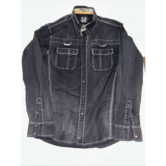 Realtree Other - Real Tree Austin Season Shirt Large Button‎ Casual